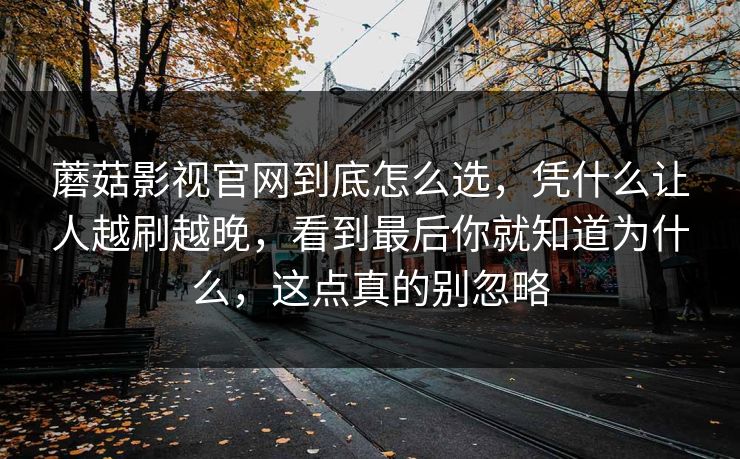 蘑菇影视官网到底怎么选,凭什么让人越刷越晚,看到最后你就知道为什么,这点真的别忽略