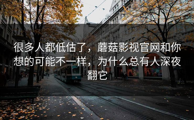 很多人都低估了,蘑菇影视官网和你想的可能不一样,为什么总有人深夜翻它